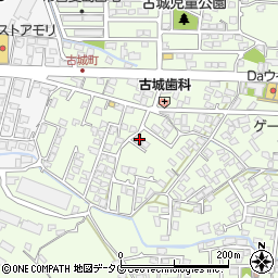 熊本県八代市古城町2781周辺の地図