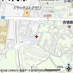 熊本県八代市古城町2793-14周辺の地図