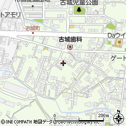 熊本県八代市古城町2780-14周辺の地図