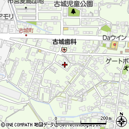 熊本県八代市古城町2780-11周辺の地図