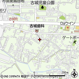 熊本県八代市古城町2780-7周辺の地図