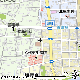 熊本県八代市古城町1719-1周辺の地図