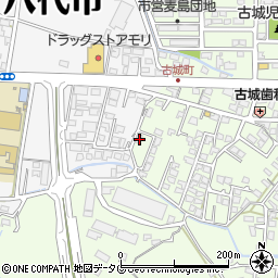 熊本県八代市古城町2793周辺の地図