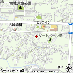 熊本県八代市古城町2328-1周辺の地図