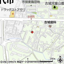 熊本県八代市古城町2782-101周辺の地図