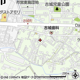 熊本県八代市古城町2782-36周辺の地図