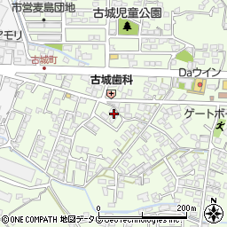 熊本県八代市古城町2780-5周辺の地図