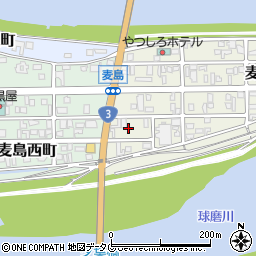 熊本県八代市麦島東町13周辺の地図