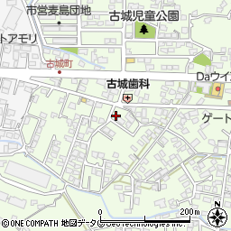 熊本県八代市古城町2780-8周辺の地図