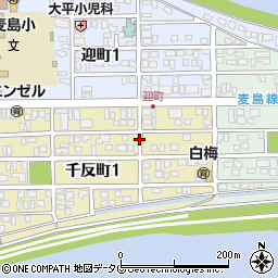 〒866-0053 熊本県八代市千反町の地図