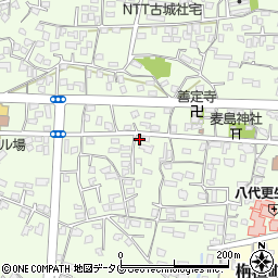 熊本県八代市古城町2108-1周辺の地図