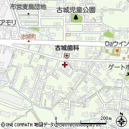 熊本県八代市古城町2780-4周辺の地図