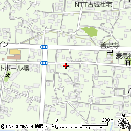 熊本県八代市古城町2128-4周辺の地図