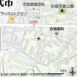 熊本県八代市古城町2782-99周辺の地図