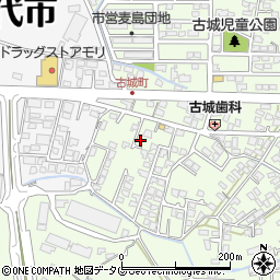 熊本県八代市古城町2782-98周辺の地図