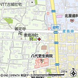 熊本県八代市古城町1757周辺の地図