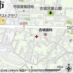 熊本県八代市古城町2782-32周辺の地図