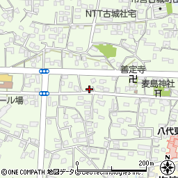 熊本県八代市古城町2129-2周辺の地図