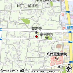 熊本県八代市古城町2075-1周辺の地図