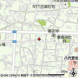 熊本県八代市古城町2110周辺の地図