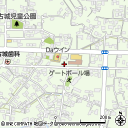 古城町第二公民館周辺の地図