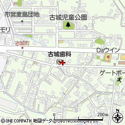 熊本県八代市古城町2805周辺の地図