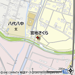 熊本県八代市宮地町36周辺の地図