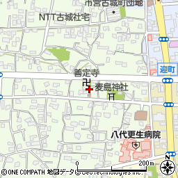 熊本県八代市古城町2080-1周辺の地図