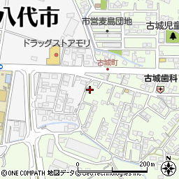 熊本県八代市古城町2793-13周辺の地図