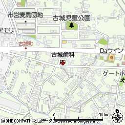 熊本県八代市古城町3026-2周辺の地図