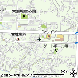 熊本県八代市古城町2340周辺の地図