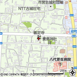 熊本県八代市古城町2079周辺の地図