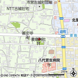 熊本県八代市古城町1807周辺の地図