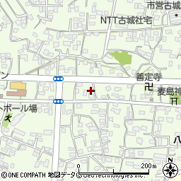 熊本県八代市古城町2129周辺の地図