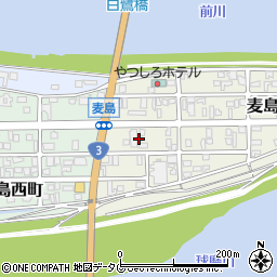 熊本県八代市麦島東町11周辺の地図