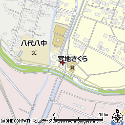 熊本県八代市宮地町650周辺の地図