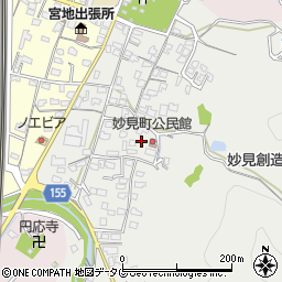 熊本県八代市妙見町周辺の地図