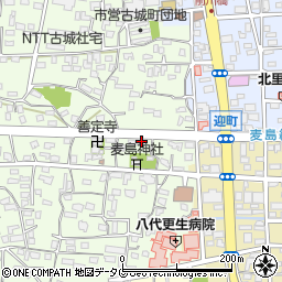 熊本県八代市古城町1807-2周辺の地図