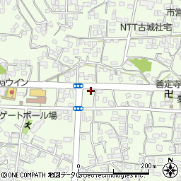 熊本県八代市古城町2214-1周辺の地図