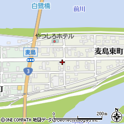熊本県八代市麦島東町11-1周辺の地図