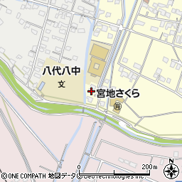 熊本県八代市宮地町648周辺の地図