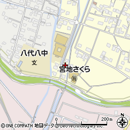 熊本県八代市宮地町638周辺の地図