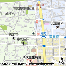 熊本県八代市古城町1855周辺の地図