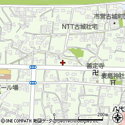 熊本県八代市古城町2112周辺の地図