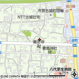 熊本県八代市古城町2070周辺の地図