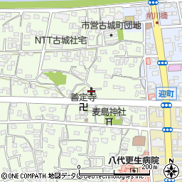 熊本県八代市古城町2071周辺の地図