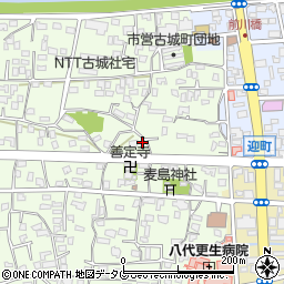 熊本県八代市古城町2071周辺の地図