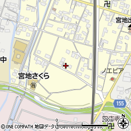 熊本県八代市宮地町116周辺の地図