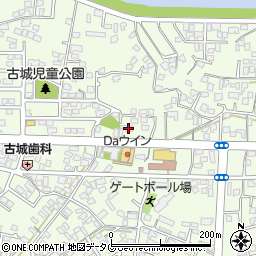熊本県八代市古城町2308-1周辺の地図
