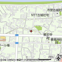 熊本県八代市古城町2112-2周辺の地図